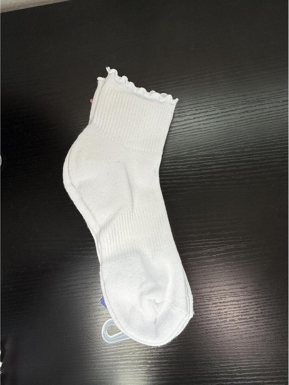 JoyLab Ankle Socks 2‑Pack – White, Shoe Size 4–10 - Picture 3 of 4